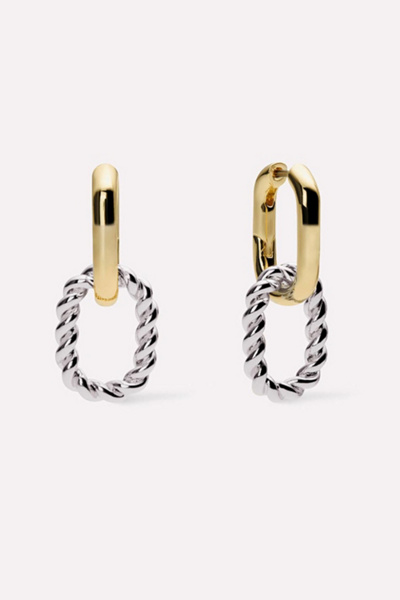 Ana Luisa Ash Double Hoop Earrings In Gold