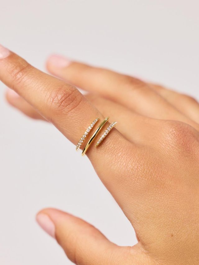 Ana Luisa Oren Triple Claw Ring #2