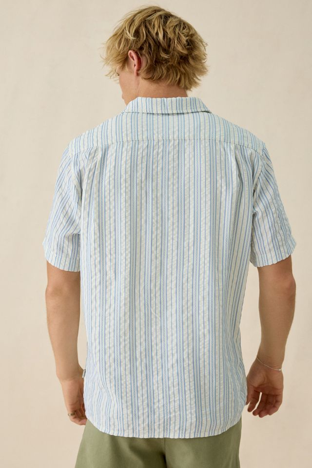 Rhythm Novelty Textured Stripe Button-Down Shirt #1