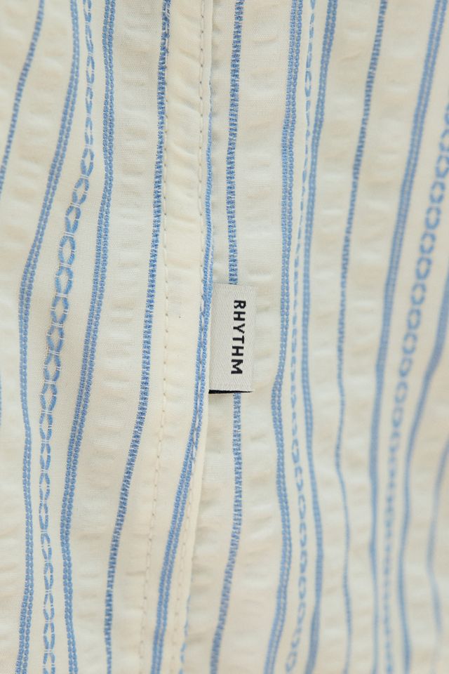 Rhythm Novelty Textured Stripe Button-Down Shirt #2
