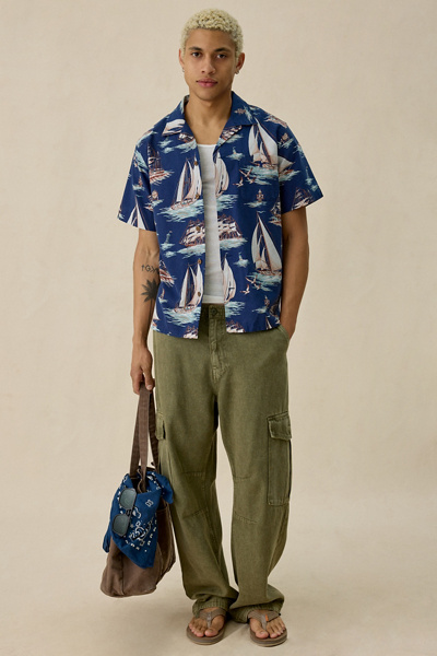 Polo Ralph Lauren Andy Nautical Pattern Camp Collar Shirt