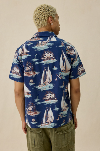 Polo Ralph Lauren Andy Nautical Pattern Camp Collar Shirt