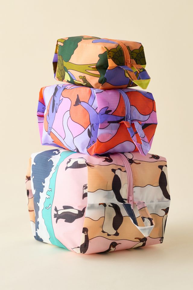 Ensemble de pochettes zippées 3D BAGGU #1