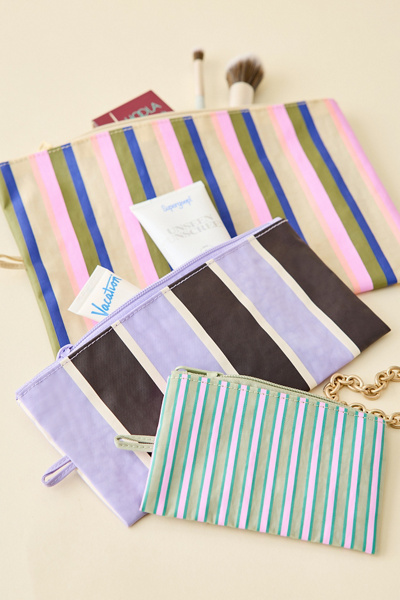 BAGGU Printed Flat Pouch Set