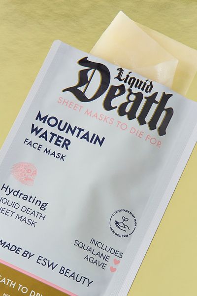 ESW Beauty X Liquid Death Facial Sheet Mask