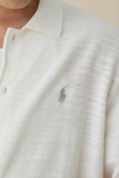 Polo Ralph Lauren Textured Short Sleeve Cardigan