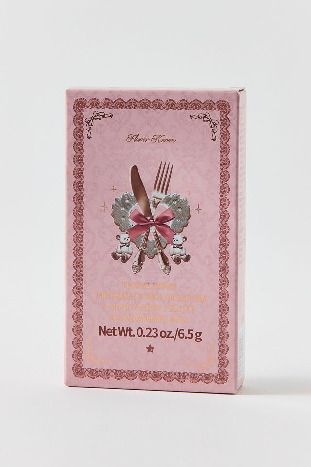 Flower Knows The Sweetie Bear Series 6-Color Makeup Palette #3