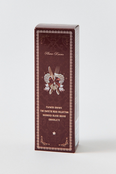 Flower Knows The Sweetie Bear Series Rounded Blush Brush