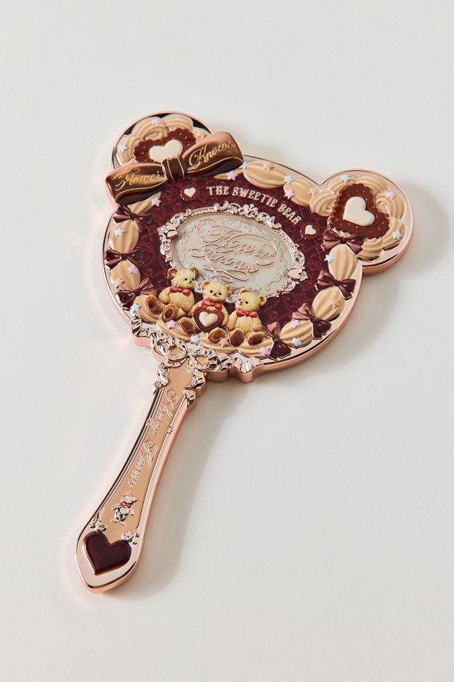 nicousa HAND MIRROR 3点セット ♡ Flower Knows The Sweetie Bear Series Handheld Mirror | Urban