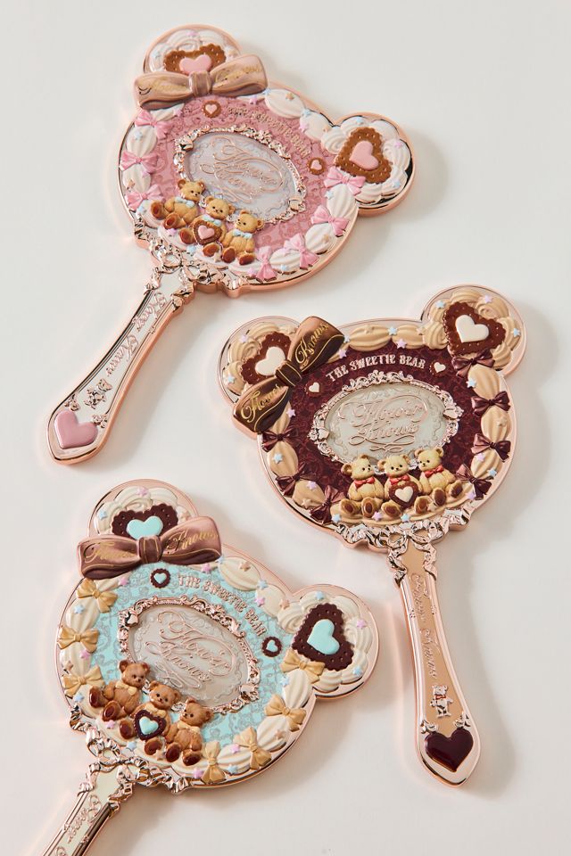 Flower Knows The Sweetie Bear Series Handheld Mirror | Urban