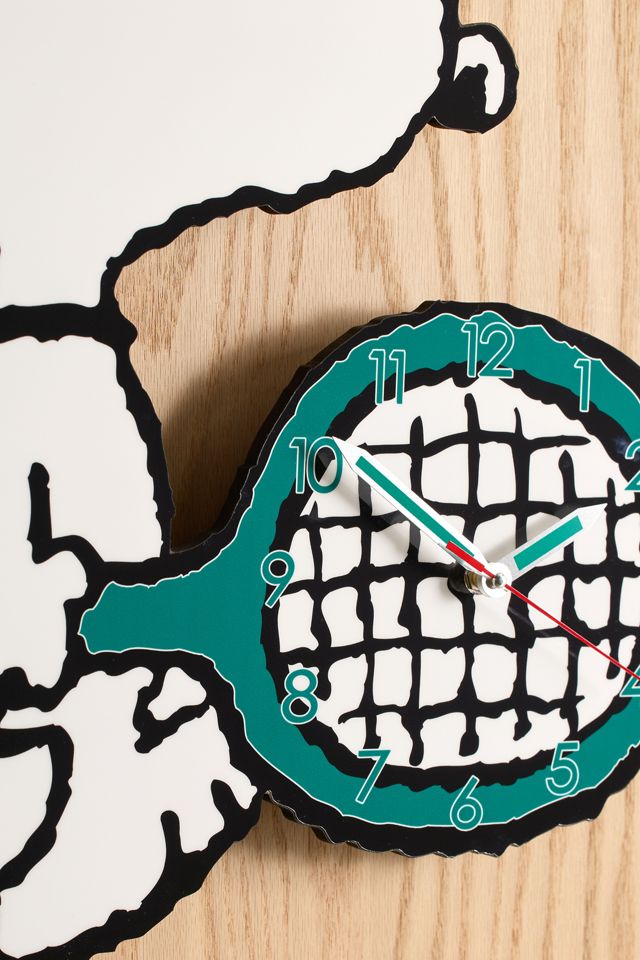 Peanuts Snoopy Tennis Acrylic Wall Clock #1