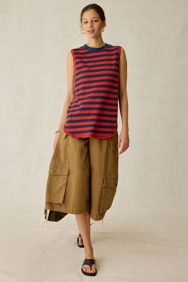 BDG Mirage Side-Split Tunic Tank Top #1