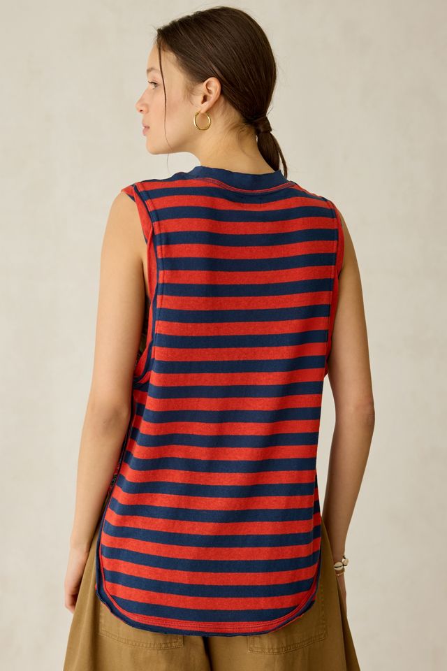 BDG Mirage Side-Split Tunic Tank Top #3