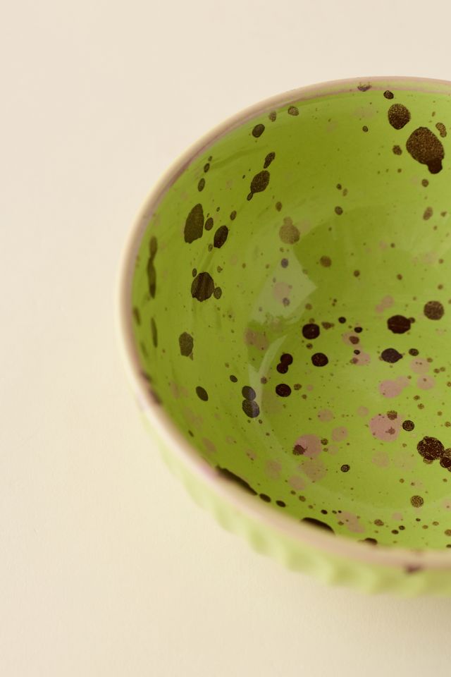 Splatter Paint Ceramic Cereal Bowl #3