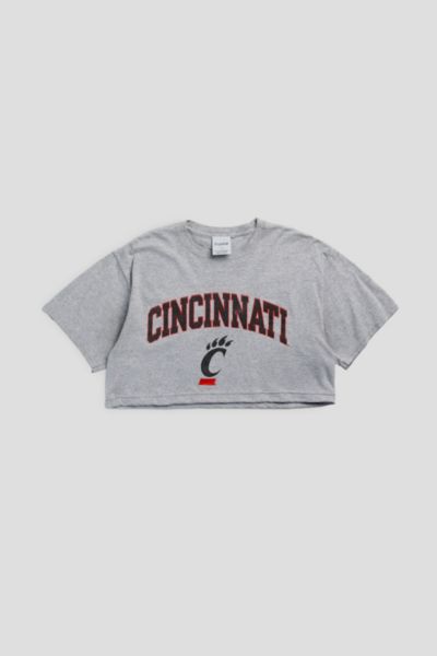 Frankie Collective Rework Cincinnati Bearcats NCAA Crop Tee
