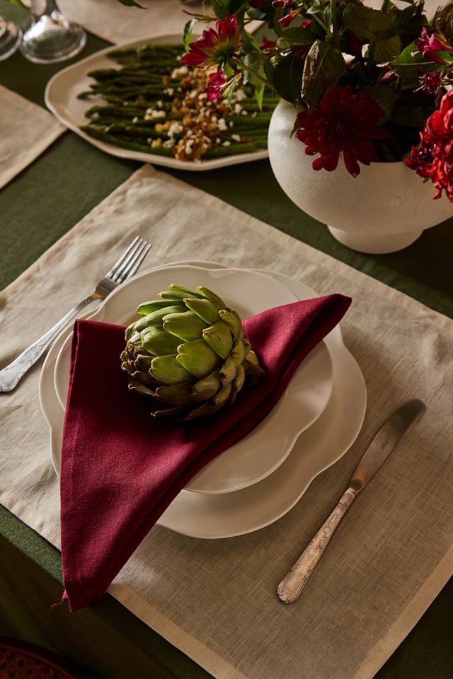 Bed Threads French Flax Linen Placemat Set #1