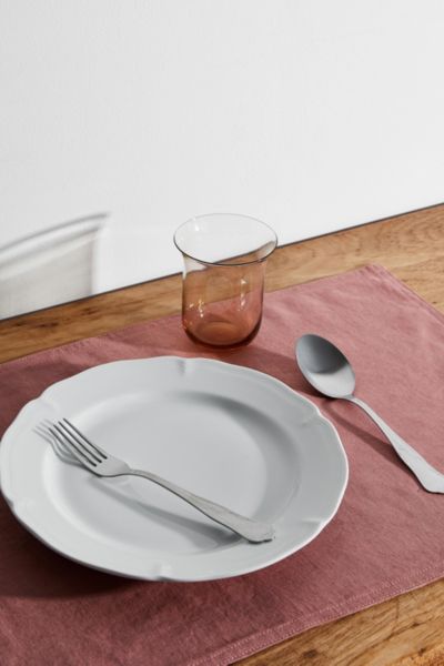 Bed Threads French Flax Linen Placemat Set In Pink Clay At Urban Outfitters