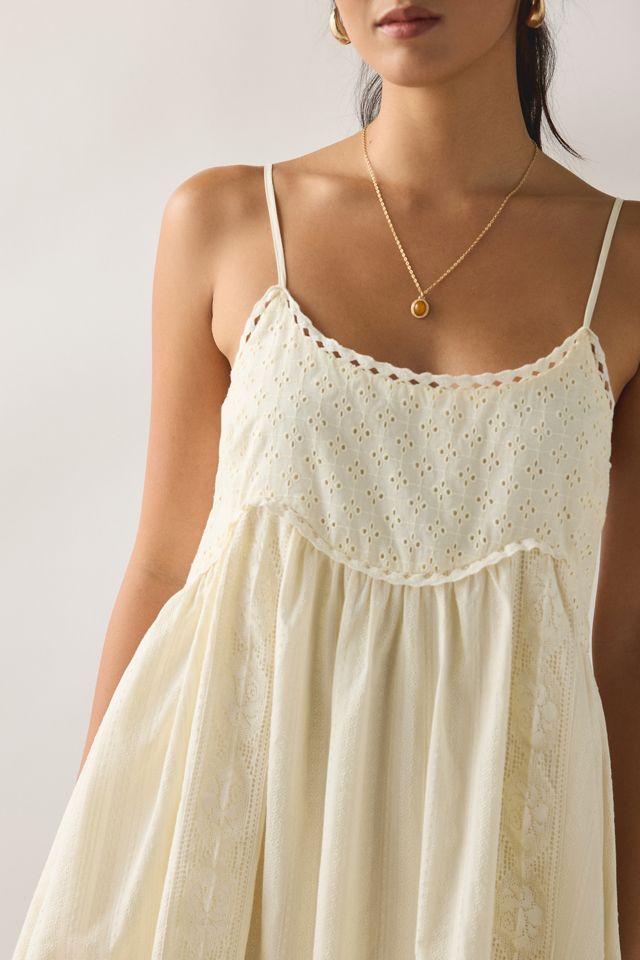 Kimchi Blue Lucky In Lace Tie-Back Babydoll Mini Dress #3