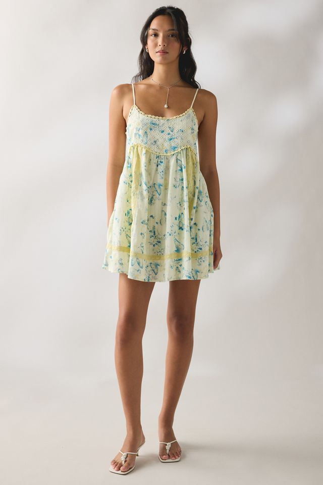 Mini-robe dos nu Lucky In Lace style babydoll Kimchi Blue #5