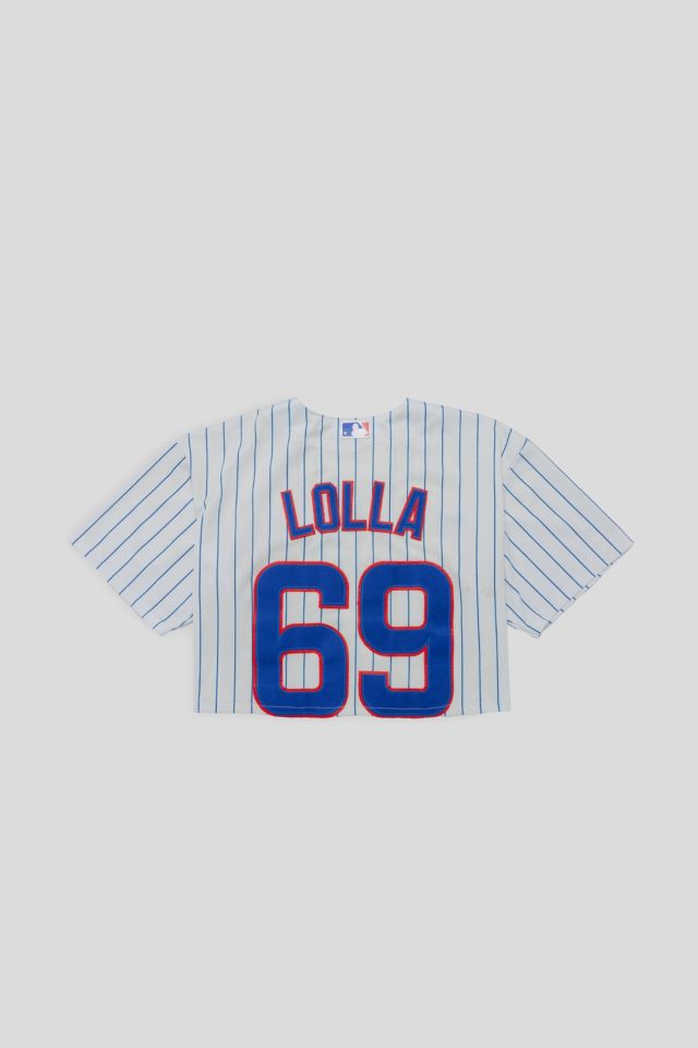 Frankie Collective Rework Chicago Cubs Crop Jersey #2