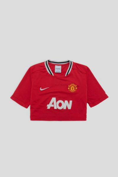 Frankie Collective Rework Manchester United FC Crop Jersey