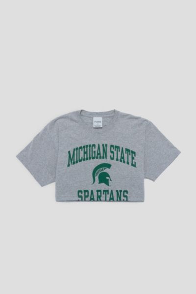 Frankie Collective Rework Michigan State Spartans Crop Tee
