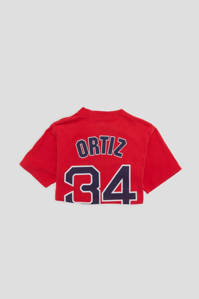 Frankie Collective Rework Red Sox Crop Tee #1