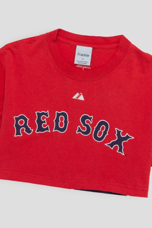 Frankie Collective Rework Red Sox Crop Tee #2