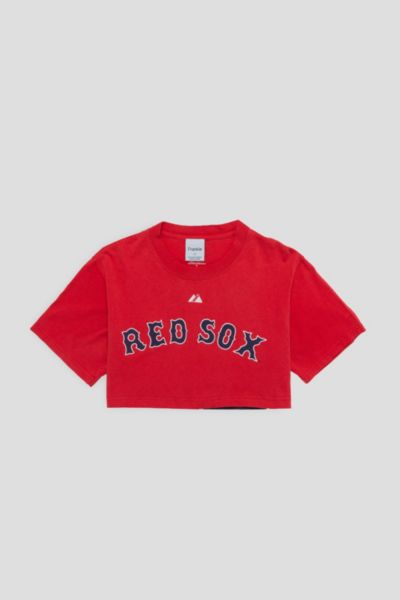 Frankie Collective Rework Red Sox Crop Tee