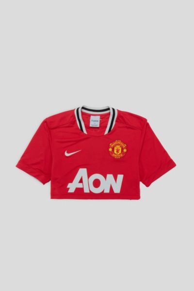 Frankie Collective Rework Manchester United FC Crop Jersey