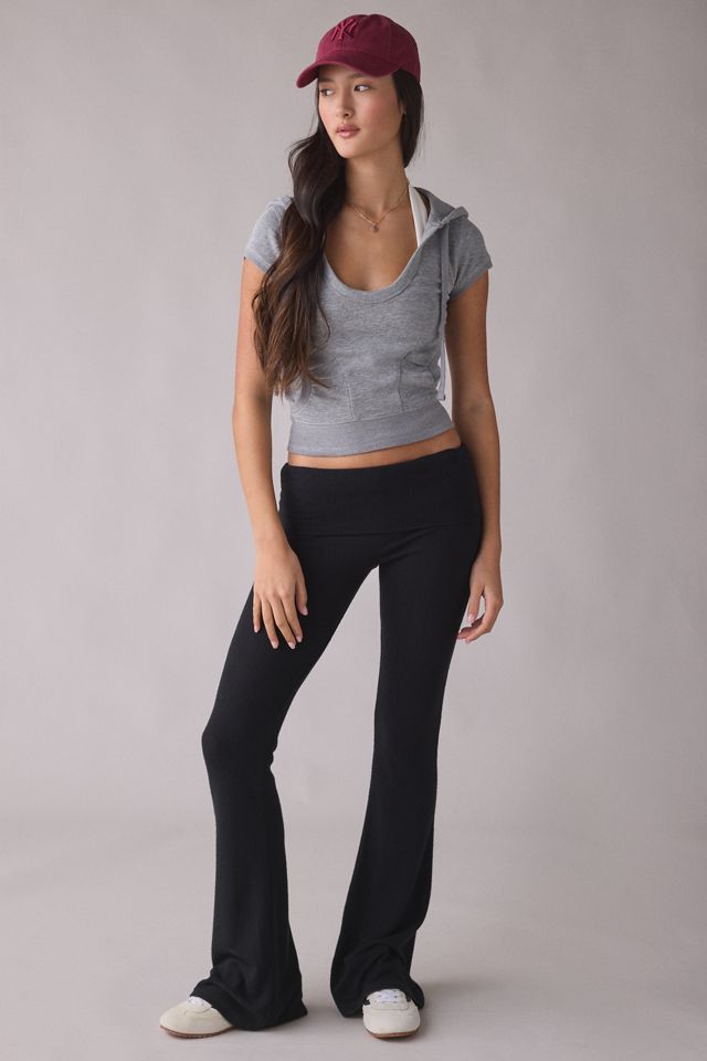 Out From Under Spring Breakers Short Sleeve Cropped Hoodie Sweatshirt #1