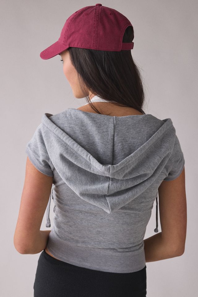 Out From Under Spring Breakers Short Sleeve Cropped Hoodie Sweatshirt #4