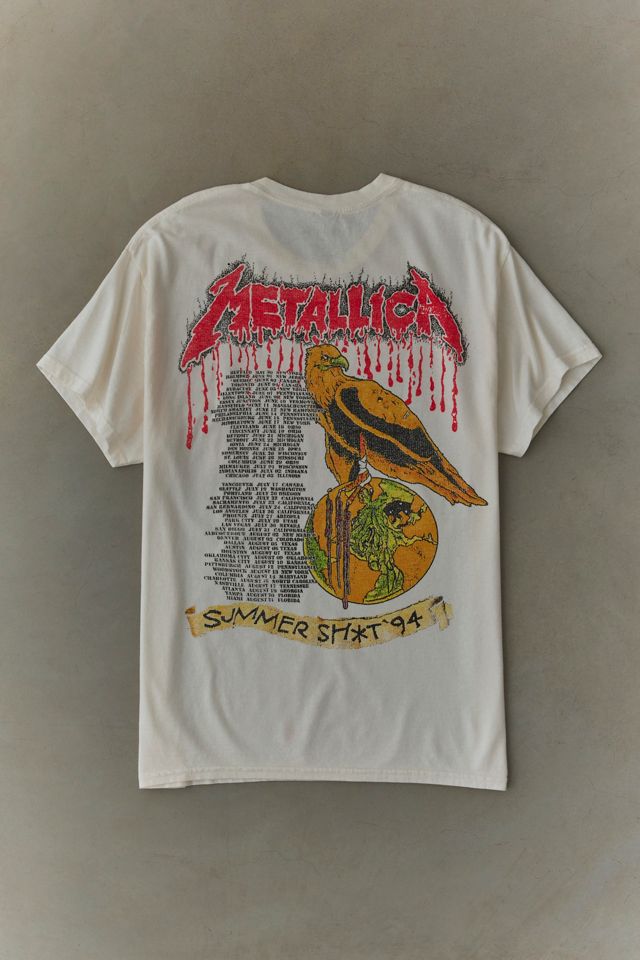 Metallica Vintage Tour Graphic Tee #5