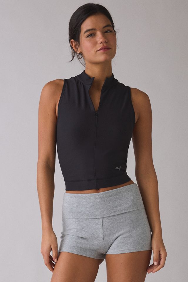 Puma Cloudspun Ultra Soft Quarter Zip Training Tank Top #5