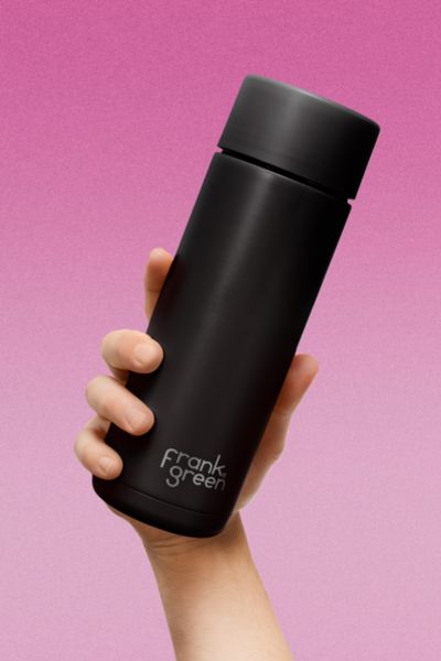 Frank Green Ceramic 20 oz Insulated Bottle In Midnight At Urban Outfitters In Black
