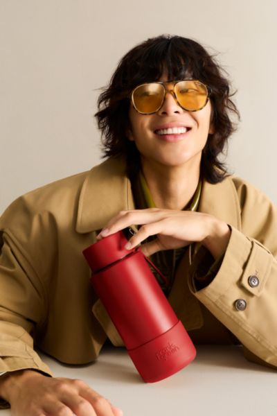 Frank Green 16 oz Reusable Bumper Guard In Atomic Red At Urban Outfitters