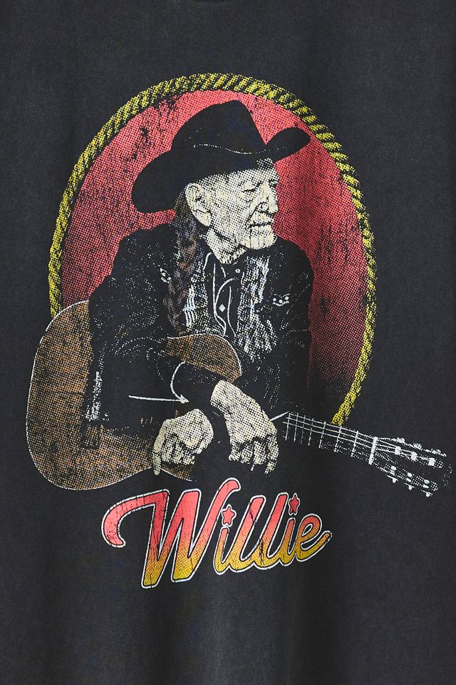 Willie Nelson Vintage Graphic Heavyweight Cotton Tee #2