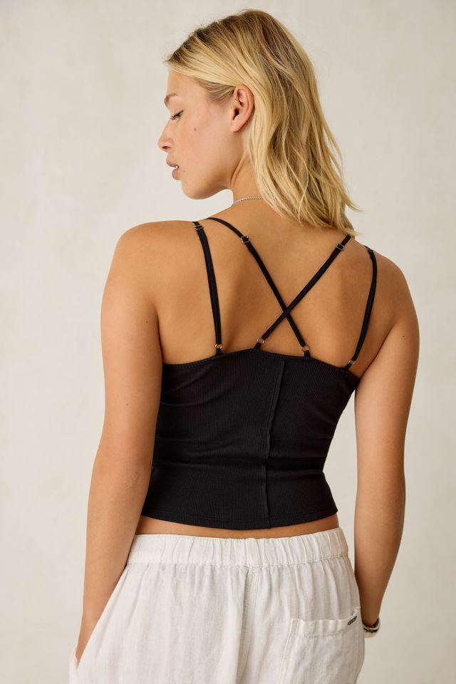 BDG Soft Crush Strappy Lace Trim Cami #1