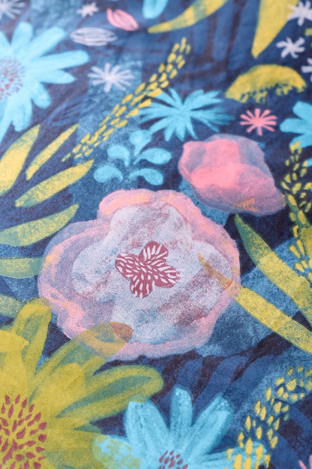 Twilight Flora Brushed Cotton Duvet Cover Set #2