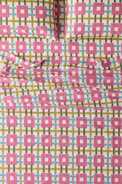 Playful Patchwork Brushed Cotton Sheet Set
