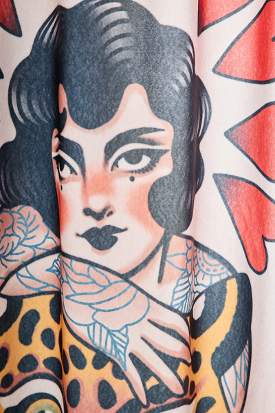 Jessica O. Untamed Love Shower Curtain - Thumbnail 4