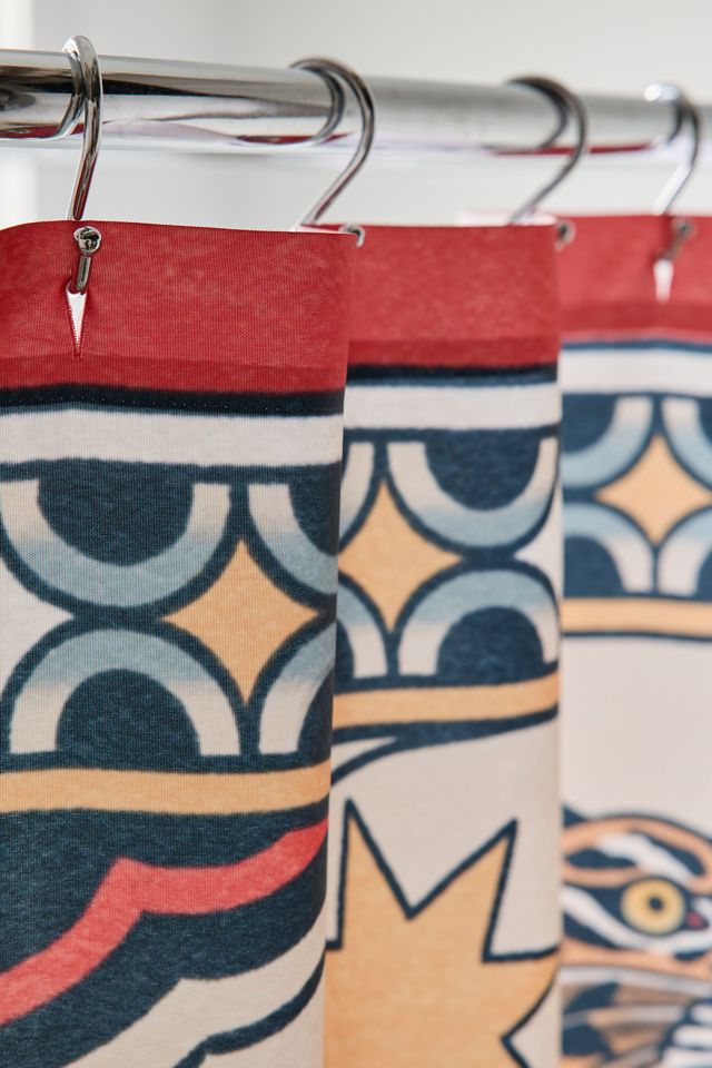Jessica O. Amazona Tattooed Printed Shower Curtain | Urban Outfitters