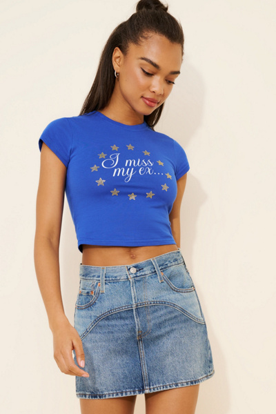 Niihai I Miss My Ex Baby Tee | Urban Outfitters