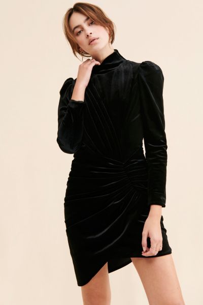 O.P.T Lowri Velvet Dress