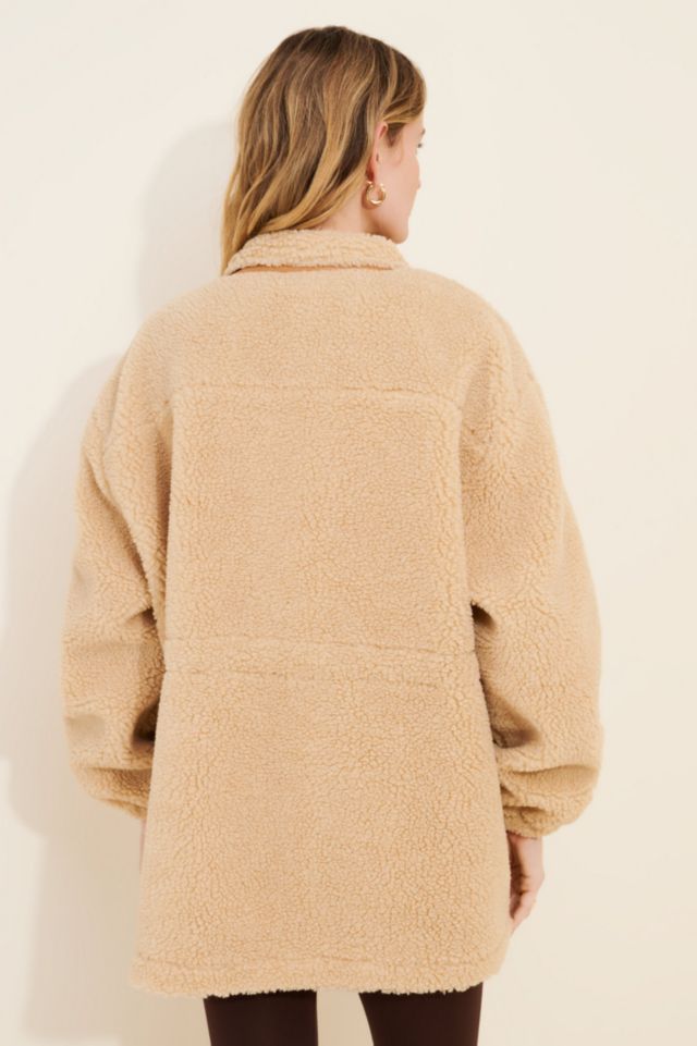 4SI3NNA Midi Sherpa Coat #1