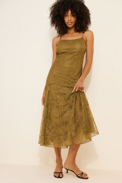 Steve Madden Veera Lace Midi Dress