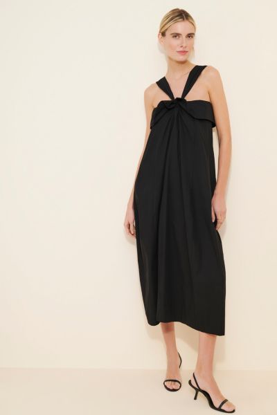 Dress Forum Cotton Halter Midi Dress