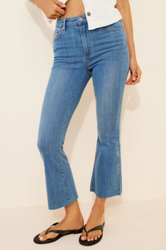 JUST BLACK DENIM Crop Kick Flare Jeans #2