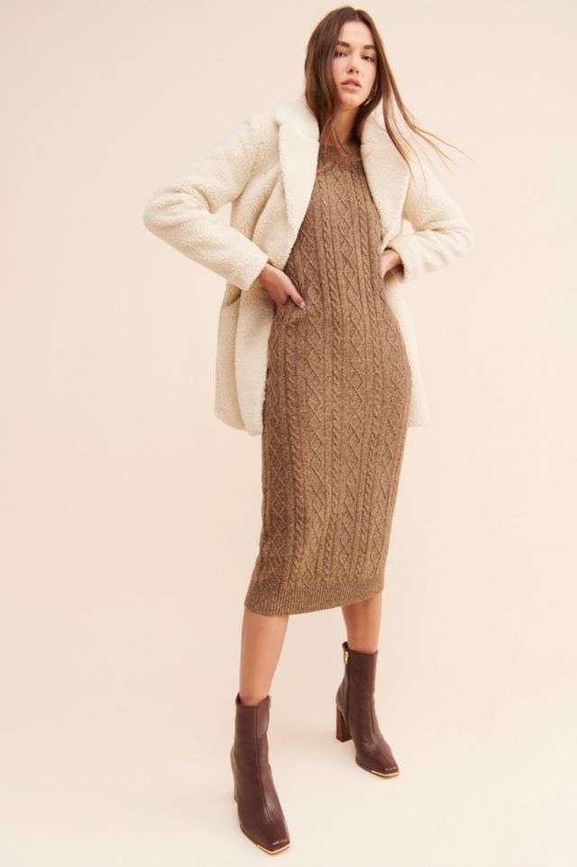 Vero Moda Teddy Plush Coat #3