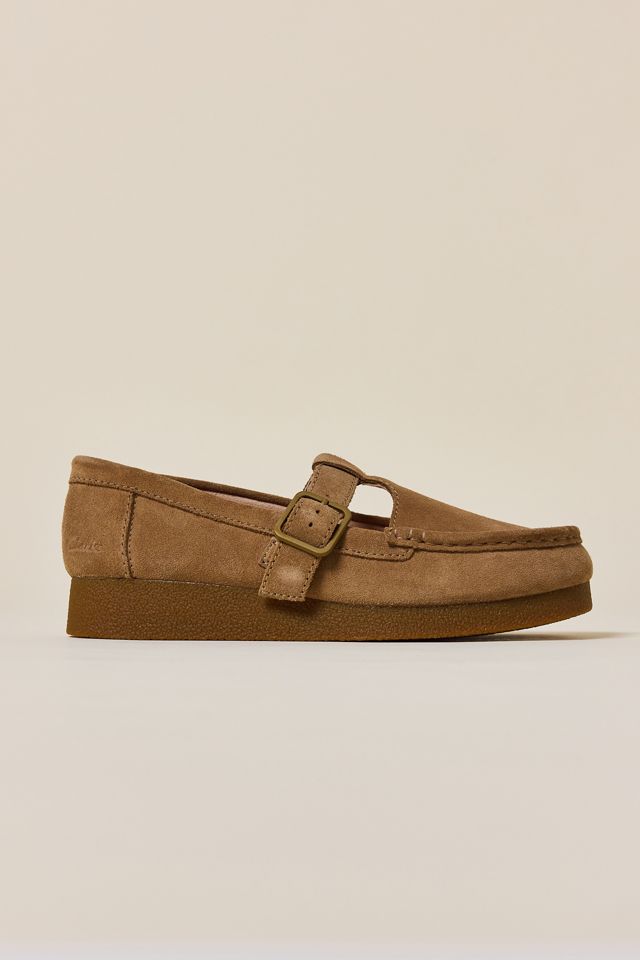 Clarks Women's Wallabee Evo T-Bar Shoes #1